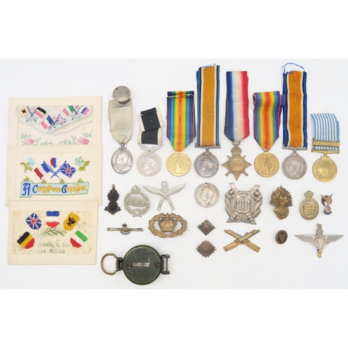 432 - A WW1 medal group of three awarded to 194312 J. Ellis, Petty Officer First Class, Royal Navy, compri... 