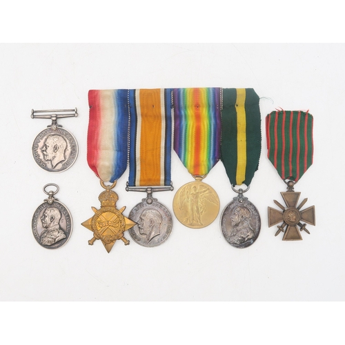 434 - A WW1 Territorial Efficiency medal group of four, awarded to 1128 Sjt. G.W. MacKay, 2nd Lovat's Scou... 