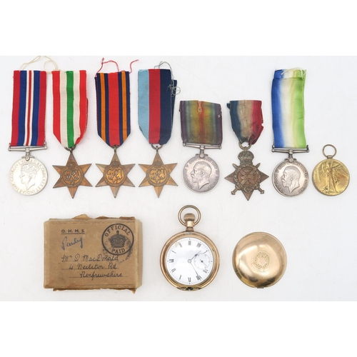 441 - A WW1 medal pair awarded to 6438 Pte. J. Young, Royal Inniskilling Fusiliers, comprising 1914 Star a... 