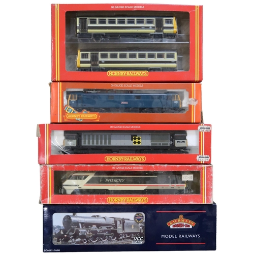 548 - Boxed Hornby 00-gauge locomotives, comprising R705 BR Co-Co Diesel Class 58 Railfreight, R240 BR Cla... 