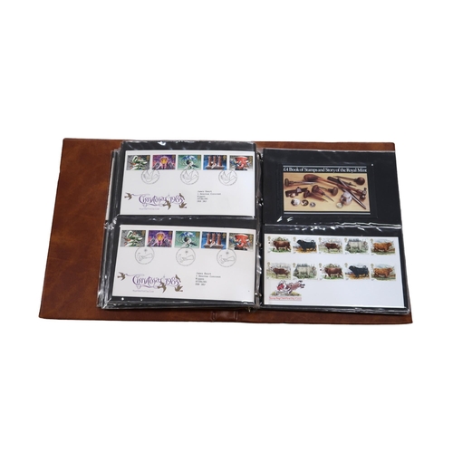 394 - An excellent collection of first day covers, mint stamps some in panels, loose stamps, covers and fi... 