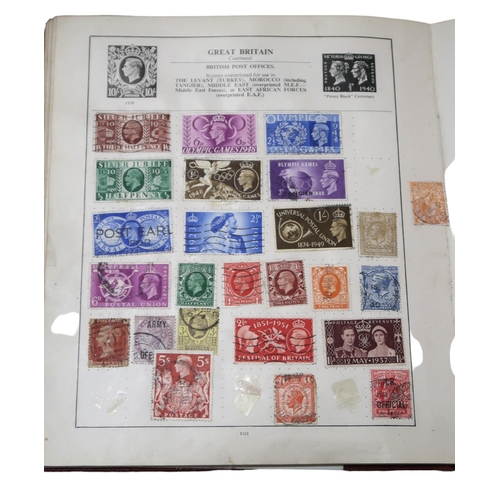 396 - Four albums of stamps to include worldwide stamp collections in The Strand Stamp Album, The Cosmos S... 