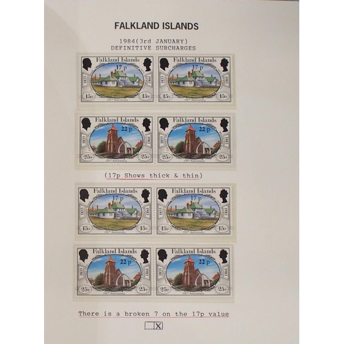 398 - The Falkland Islands and Dependencies ( The Upland Goose Collection) an extensive collection of cove... 