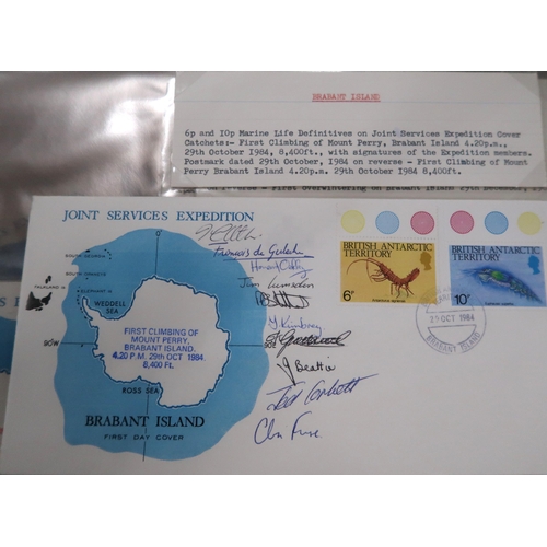 399 - A collection of covers, first day covers from 1969, mint stamps and used stamps with examples from t... 