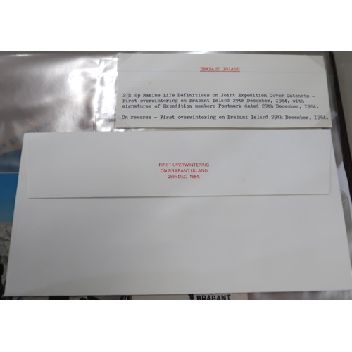 399 - A collection of covers, first day covers from 1969, mint stamps and used stamps with examples from t... 