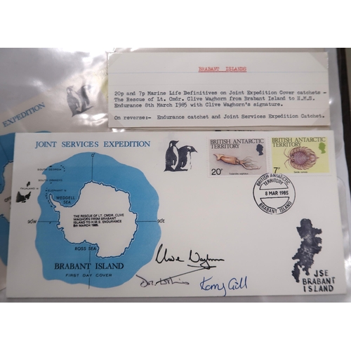 399 - A collection of covers, first day covers from 1969, mint stamps and used stamps with examples from t... 