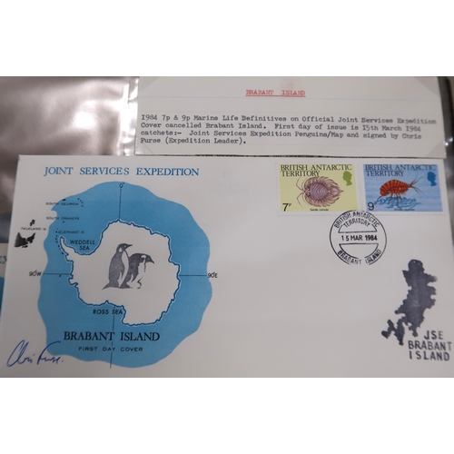 399 - A collection of covers, first day covers from 1969, mint stamps and used stamps with examples from t... 