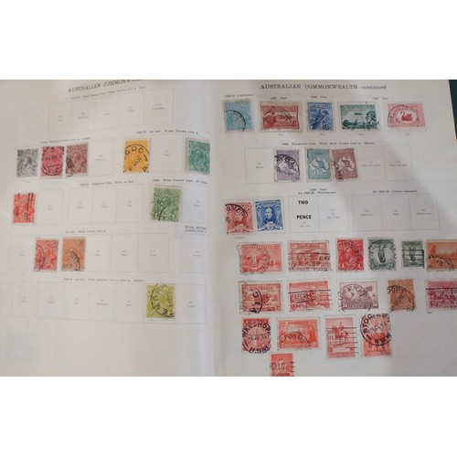 397 - A lot comprising Stanley Gibbons The Ideal Postage Stamp Album Volume 1 and Volume 2 with Great Brit... 