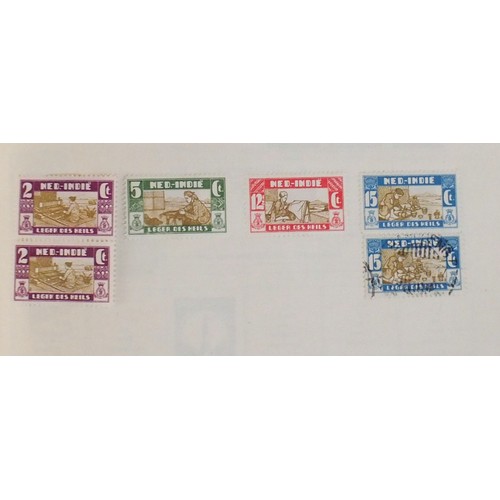 397 - A lot comprising Stanley Gibbons The Ideal Postage Stamp Album Volume 1 and Volume 2 with Great Brit... 