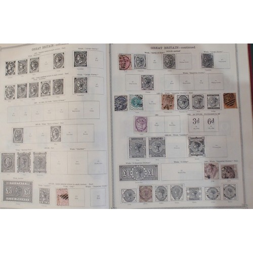 397 - A lot comprising Stanley Gibbons The Ideal Postage Stamp Album Volume 1 and Volume 2 with Great Brit... 