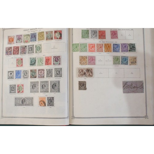 397 - A lot comprising Stanley Gibbons The Ideal Postage Stamp Album Volume 1 and Volume 2 with Great Brit... 