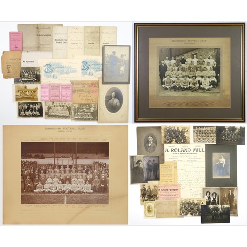 2671 - AN ARCHIVE OF MATERIAL PERTAINING TO THE CAREER OF ARTHUR REED OF BIRMINGHAM F.C.Comprising three Bi... 