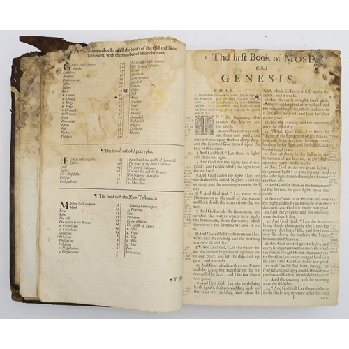 2684 - THE HOLY BIBLEOxford, Printed at the Theater (sic.), 1685, with engraved general title representing ... 