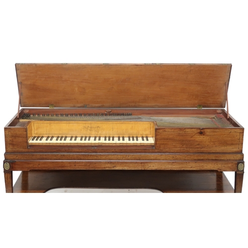 2007 - AN 18TH CENTURY JOHN BROADWOOD & SON, LONDON 1797 WALNUT CASED HARPSICHORD with hinged top conce... 