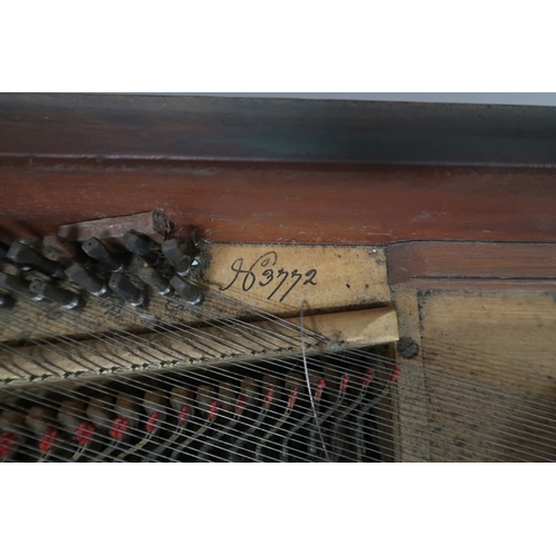 2007 - AN 18TH CENTURY JOHN BROADWOOD & SON, LONDON 1797 WALNUT CASED HARPSICHORD with hinged top conce... 