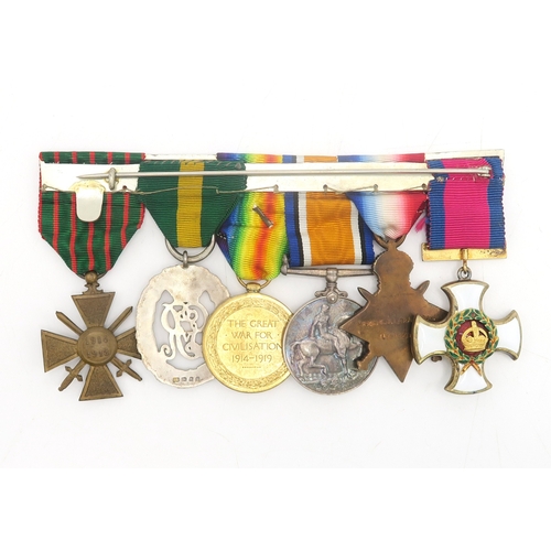 2615 - A WW1 DISTINGUISHED SERVICE ORDER (D.S.O.) MEDAL GROUP OF SIX AWARDED TO COLONEL CHARLES EDMONSTOUNE... 