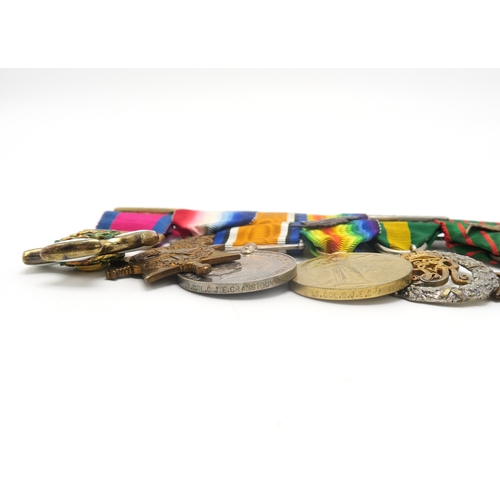 2615 - A WW1 DISTINGUISHED SERVICE ORDER (D.S.O.) MEDAL GROUP OF SIX AWARDED TO COLONEL CHARLES EDMONSTOUNE... 