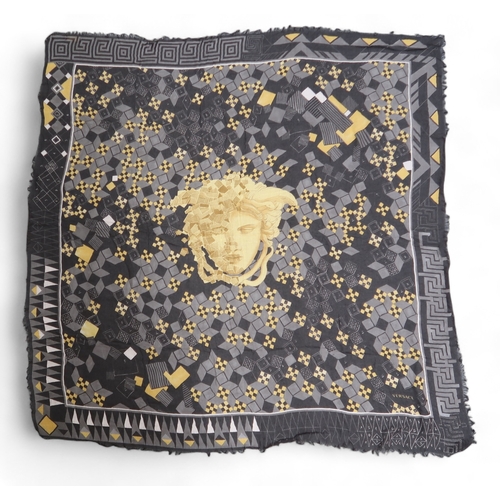 2677 - AN HERMES AU FIL DU CARRE SILK SCARFdesigned by Anne Faivre circa 2011, approx 87 x 87cm, together w... 