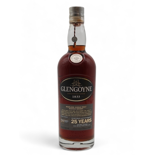 2695 - GLENGOYNE 25 YEAR OLD HIGHLAND SINGLE MALT SCOTCH WHISKY 700CL e 48%VOL un-peated single malt, matur... 