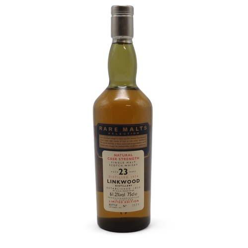 2695A - LINKWOOD 1974 23 YEAR OLD RARE MALTS  Speyside Natural Cask Strength Single Malt Whisky Bottled Sept... 