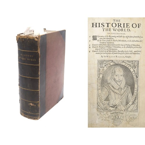 2688 - RALEIGH, SIR WALTER THE HISTORIE OF THE WORLD IN FIVE BOOKESPrinted for G. Latham and R. Young, Lond... 