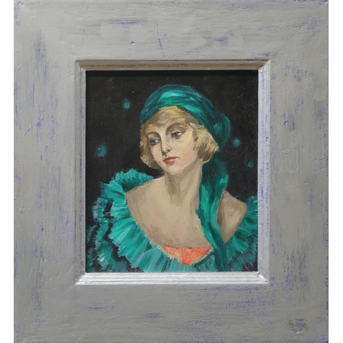 2955 - JUNE MORGAN (BRITISH 20TH C)REFLECTED NUDEOil on panel, signed inscribed and dated 1992 verso, 14 x ... 