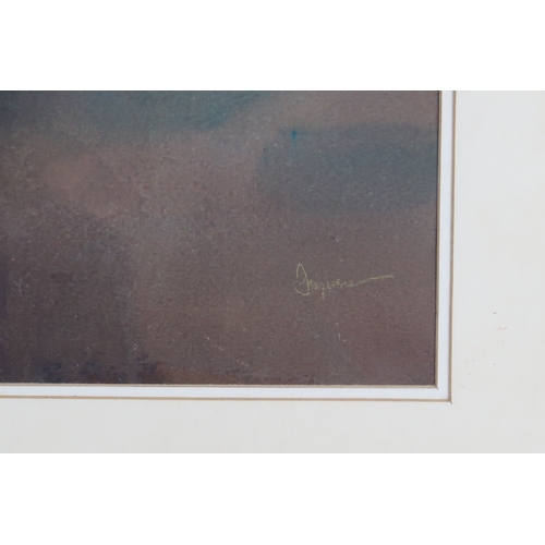 2961 - DANNY FERGUSON RSW RGI (SCOTTISH 1925-1993)SEA EDGEPastel on brown paper, signed 49.5 x 61cm (19.5 x... 