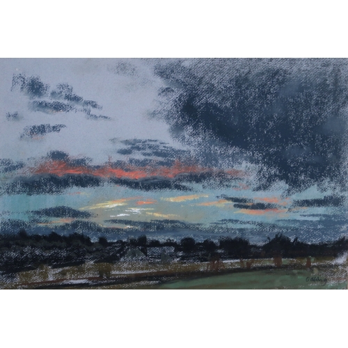 2965 - HENRY EDWARD 'TED' ODLING (BRITISH 1921-2007)SUNSET BENDERLOCHPastel, signed lower right, 24.5 x 36.... 