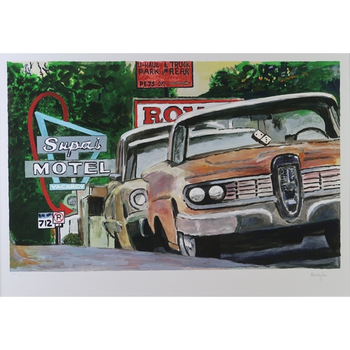 2986 - AFTER BOB DYLAN (AMERICAN B.1941)CLASSIC CAR SHOW CLEVELAND OH. (2016)Giclee, signed in pencil, numb... 