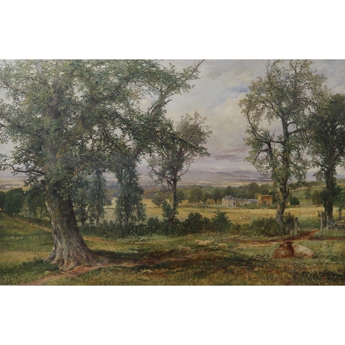 2993 - JAMES HALL CRANSTOUN (SCOTTISH 1821-1907)A QUIET WOODED LANSCAPEOil on canvas, signed with initials ... 