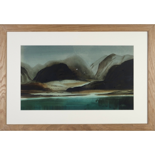 2997 - TOM HOVELL SHANKS RSW RGI PAI (SCOTTISH 1921-2020)LOCH HOURNEWatercolour, signed lower left, 31 x 54... 