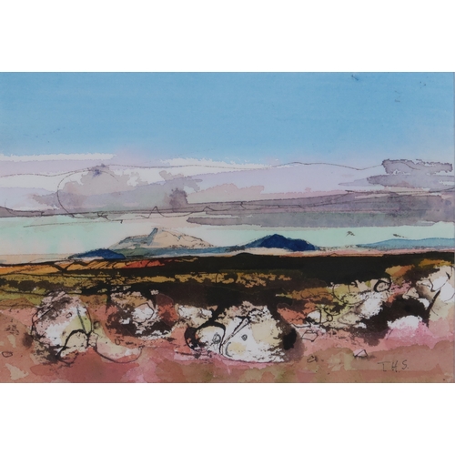 2998 - TOM HOVELL SHANKS RSW RGI PAI (SCOTTISH 1921-2020)RANNOCH MOOR Watercolour, signed lower right, 12.5... 