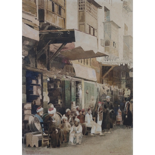 3000 - JOHN KEPPIE (SCOTTISH 1862-1945)STREET IN CAIROWatercolour, signed lower right, dated May 1916, 64 x... 