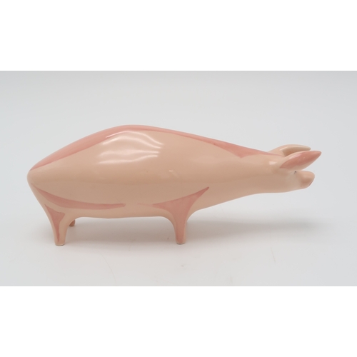 2287 - COLIN MELBOURNE FOR BESWICKA 1950's model of a pig, model 1473 in two tone pink colourway, with styl... 