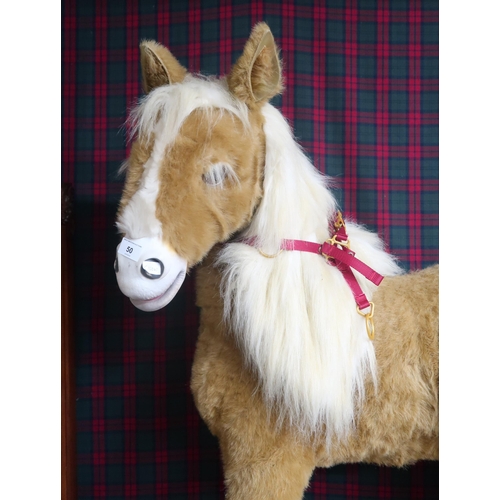 50 - A contemporary FurReal Friends Butterscotch pony animatronic toy pony, 100cm high 