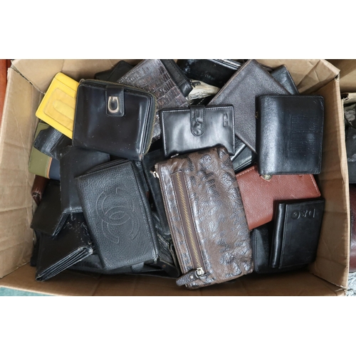 70A - A lot comprising a large quantity of predominately gents assorted leather wallets and a box of gents... 