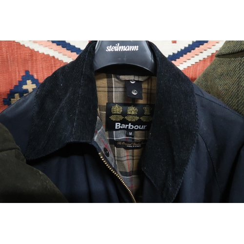 70L - A lot of four gents Barbour waxed canvas jackets/coats and a Blue Riband waxed canvas coat (5)