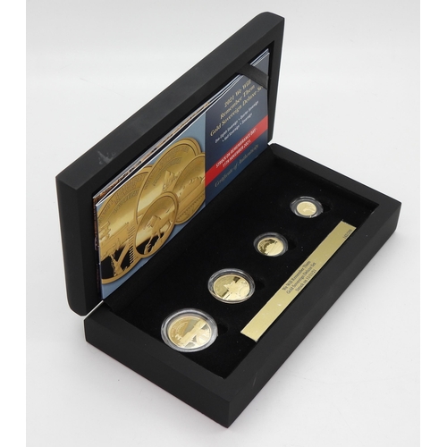 301 - Elizabeth II (1952-2022) Tristan Da Cunha 2021 We Will Remember Them Gold Sovereign Deluxe Set&... 