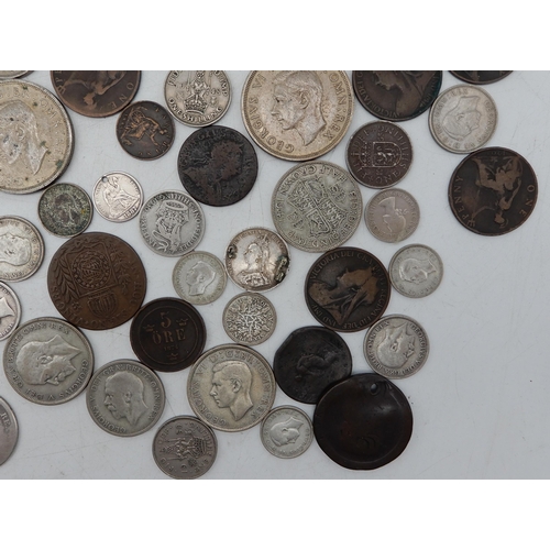 305 - A lot comprising various Great Britain coins with George III and Victoria examples 