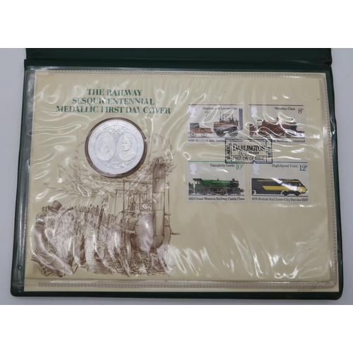 313 - Medallic First Day Covers with July 17 1975 Apollo Soyuz Link-Up, 18 April 1974 Michelangelo 500th A... 