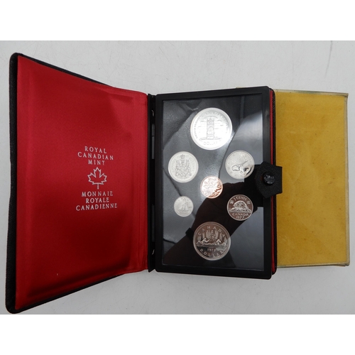 314 - Cook Islands 1973 low mintage proof set with book-style case 1973 nine-coin set offered in unusual o... 