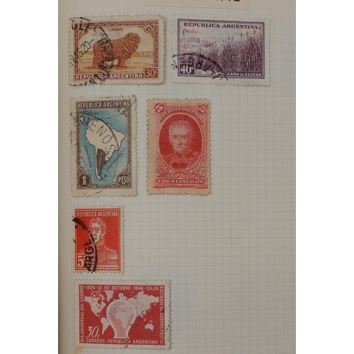 315 - The F.G. Cadet Album a worldwide stamps used and hinged  