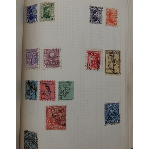 315 - The F.G. Cadet Album a worldwide stamps used and hinged  