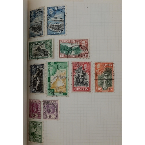 315 - The F.G. Cadet Album a worldwide stamps used and hinged  