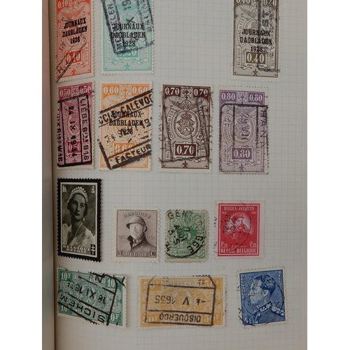 315 - The F.G. Cadet Album a worldwide stamps used and hinged  