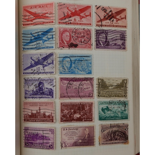 315 - The F.G. Cadet Album a worldwide stamps used and hinged  