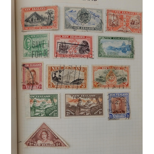 315 - The F.G. Cadet Album a worldwide stamps used and hinged  