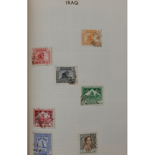 315 - The F.G. Cadet Album a worldwide stamps used and hinged  