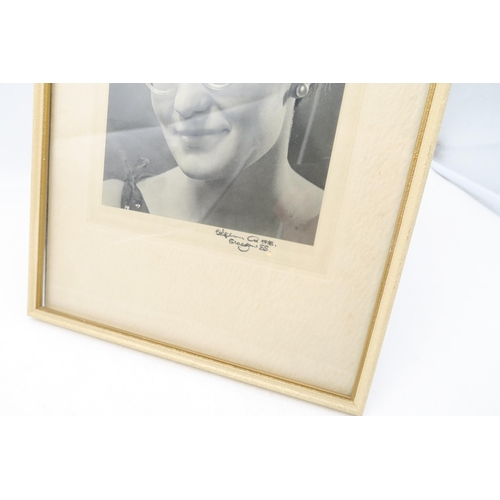 342 - A framed portrait by the Glasgow photographer John Stephens Orr (1907-1990); the subject, a lady wit... 