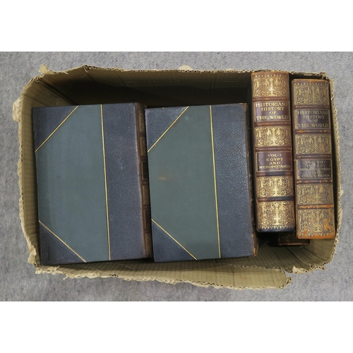 362 - Assorted reference volumes, to include the Historian's History of the World published by the Times N... 